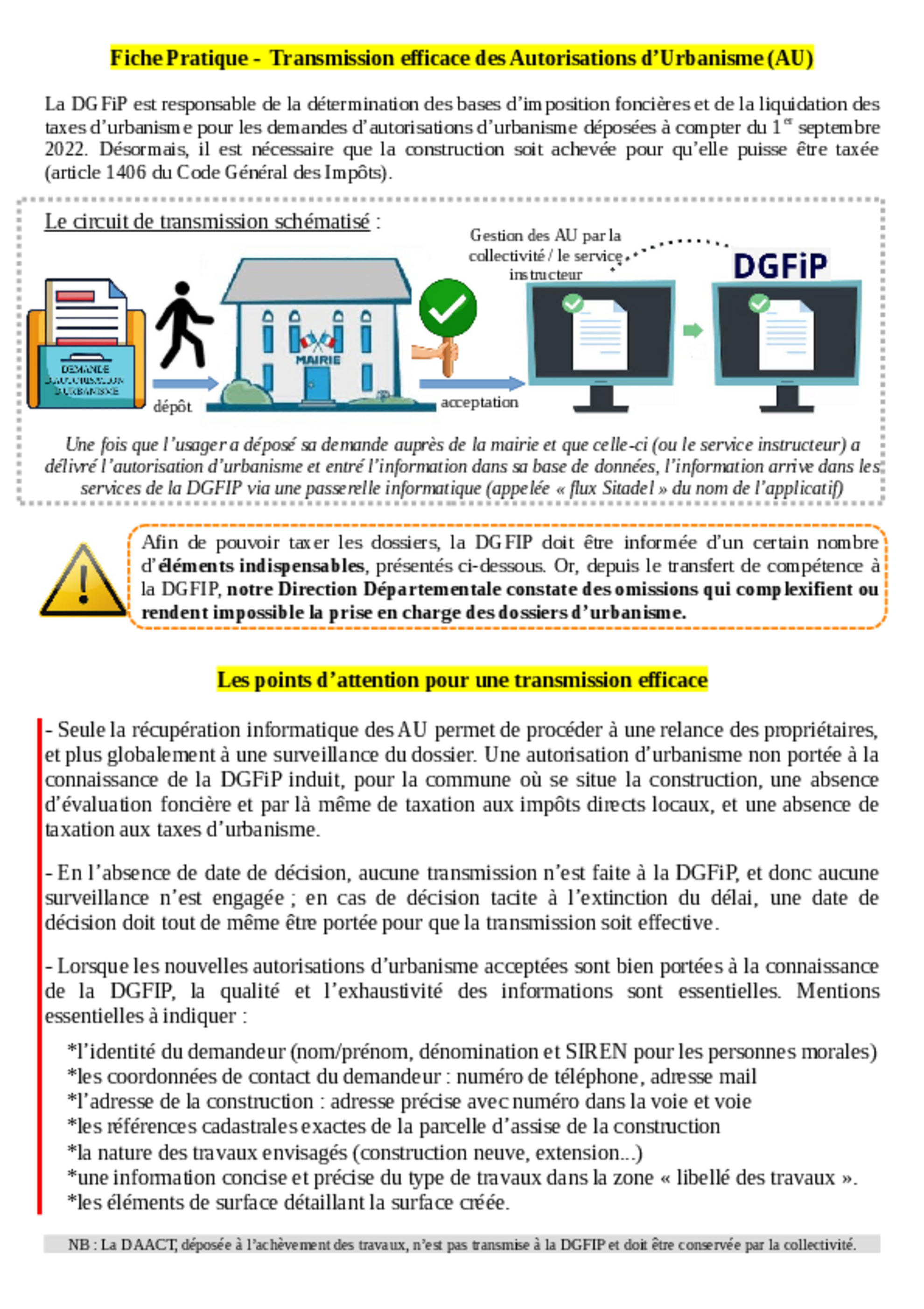 Fiche pratique transmission efficace