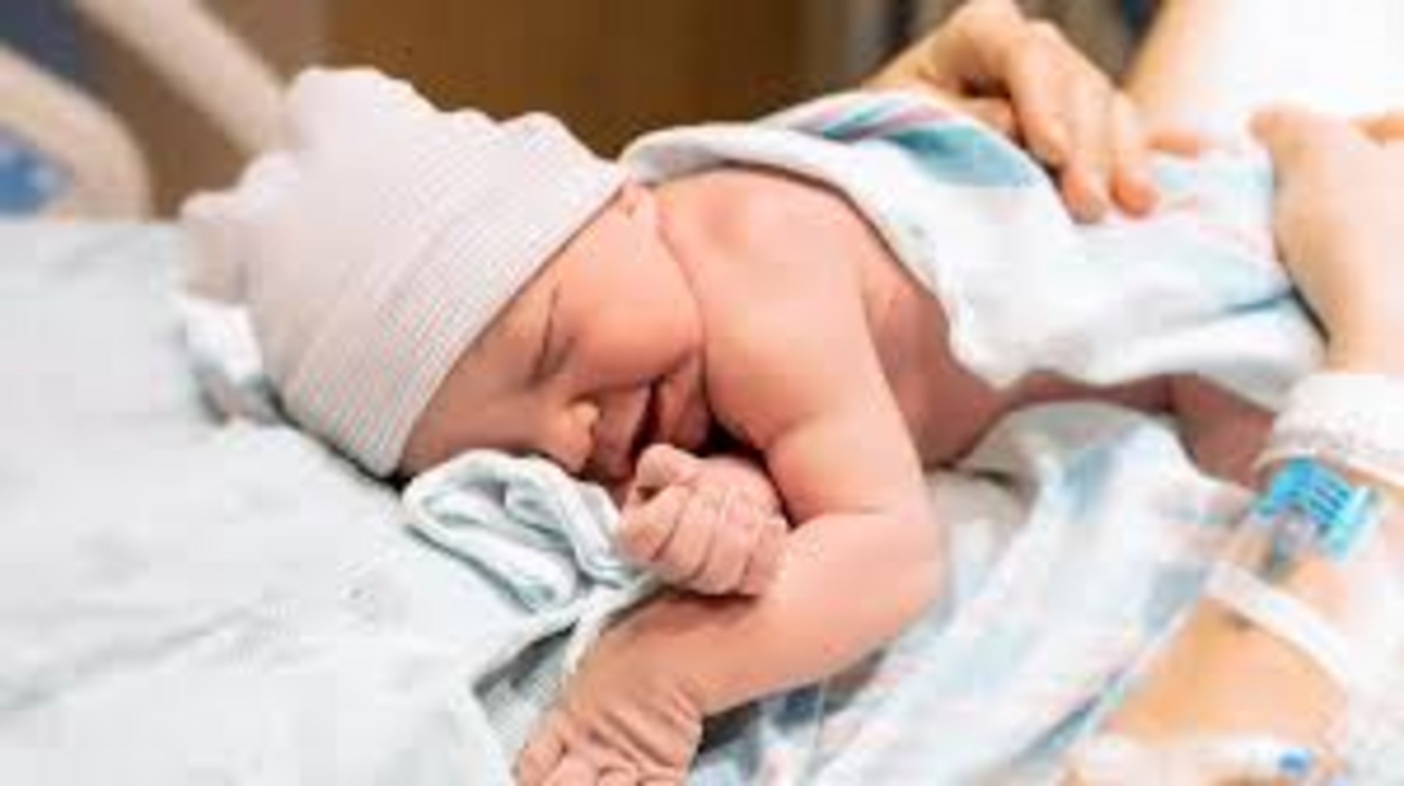 Image d'un bébé venant de naître