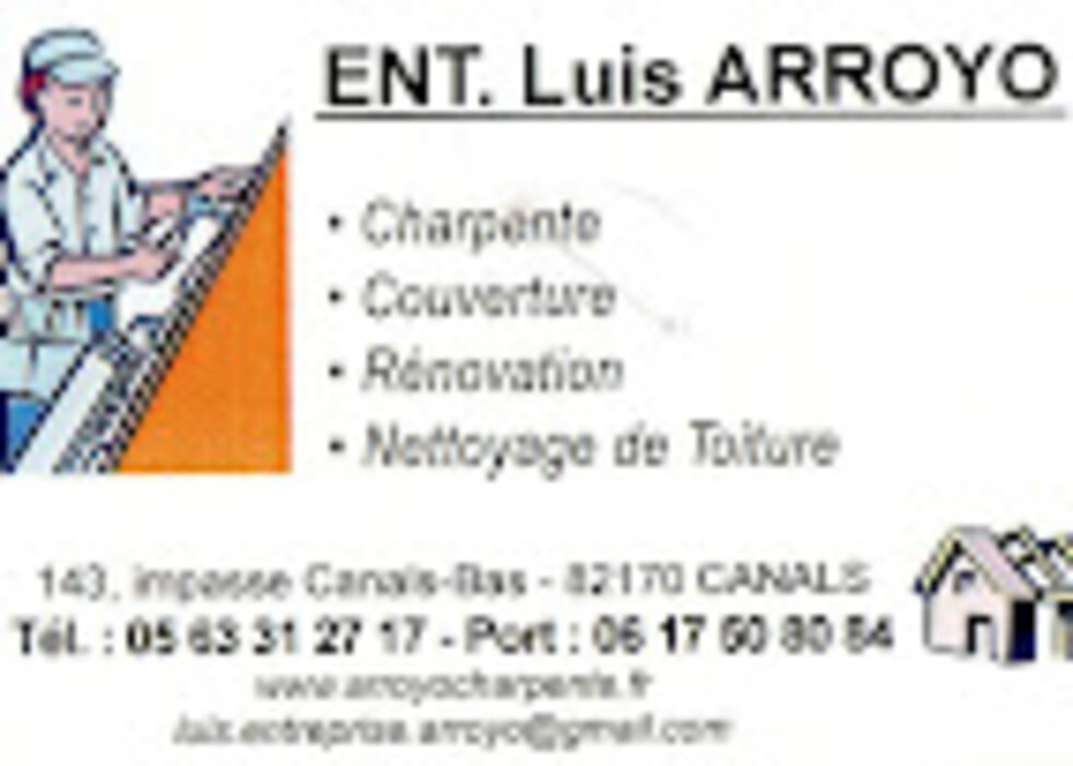 Carte visite de l'entreprise Arroyo